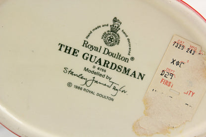 The Guardsman Royal Doulton Toby Character Jug D6755, Copyright 1986