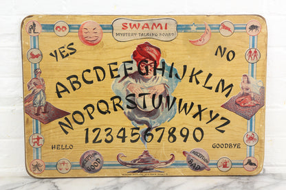 Swami Mystery Talking Board by National Novelties, Chicago, Illinois, Cicra 1940