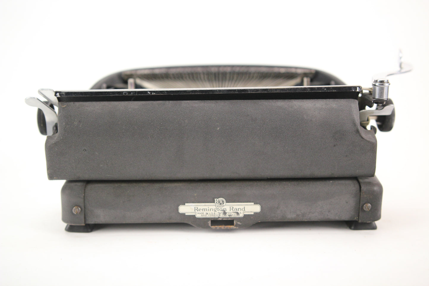 Remington Rand Deluxe Model 5 Typewriter with Case, Made in USA, 1940