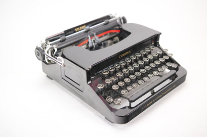 Smith Corona Silent 1S Series Typewriter with Case, Made in USA, 1935