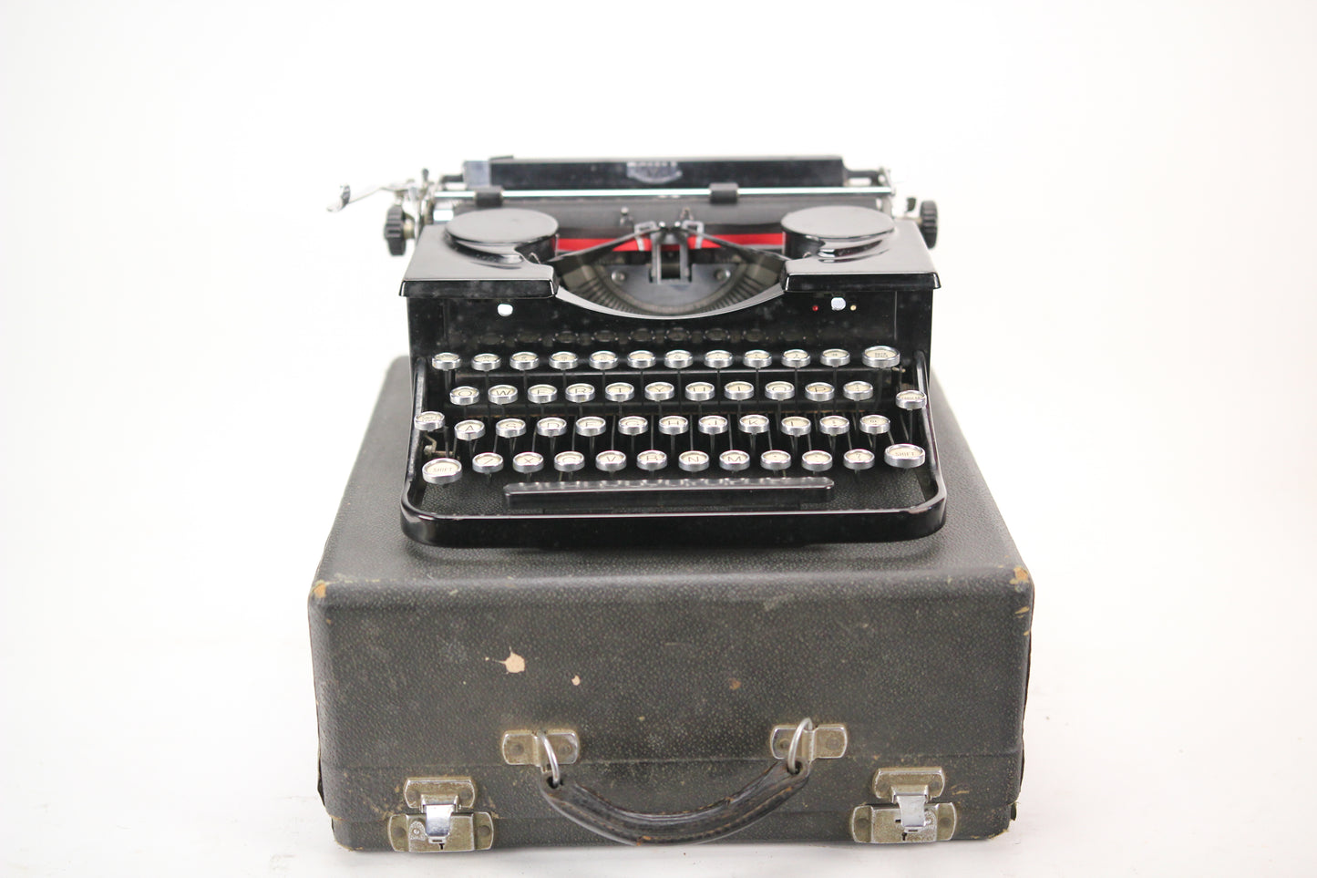 Royal Portable "A" Model Proto De Luxe Typewriter with Case, Made in USA, 1934