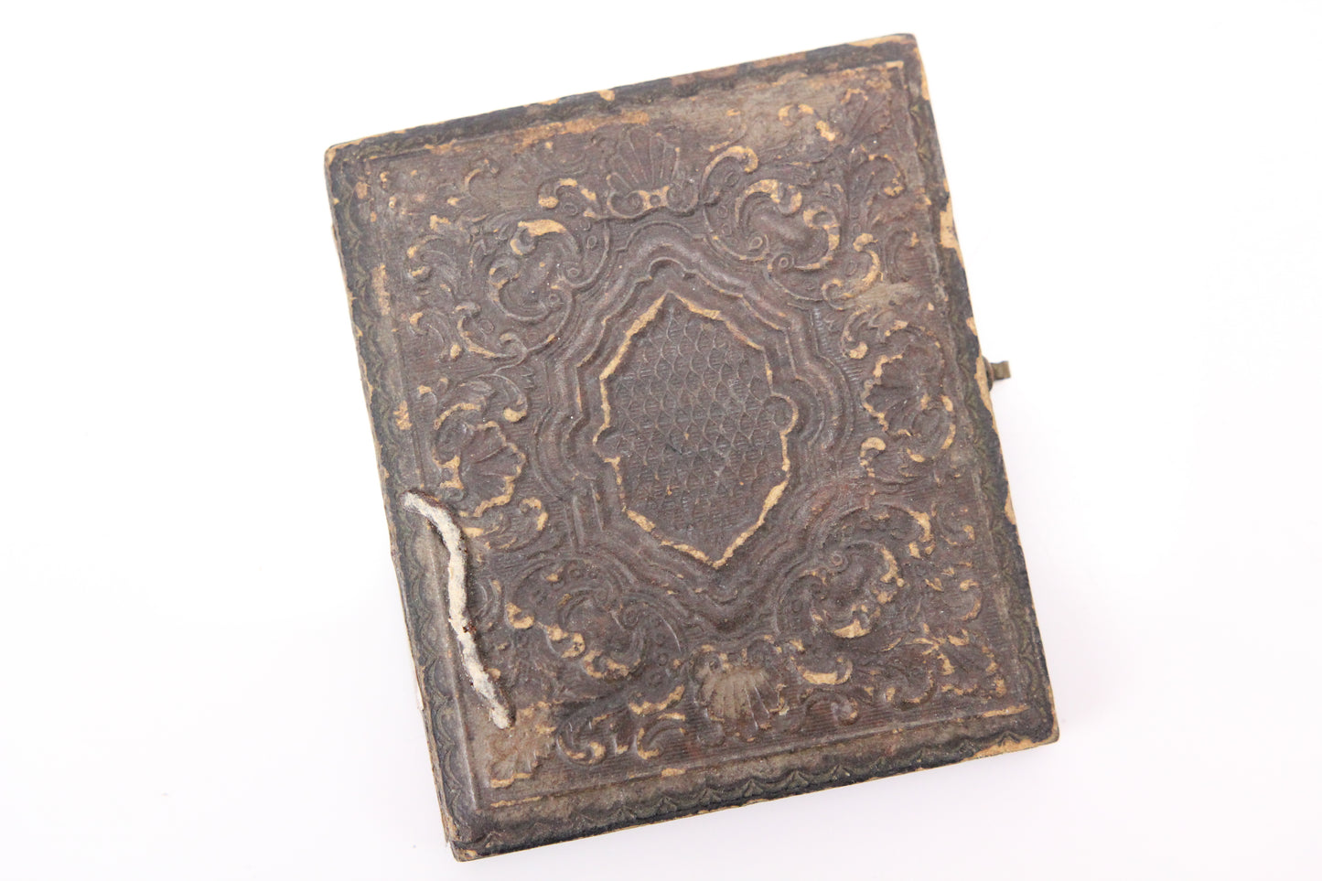 Ambrotype Photograph of a Regal Young Woman in a Split Union Case (1/9 Plate)