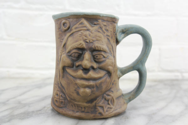 Rumph Splatter7Bird Tankard Mug | Dirty7Bird Pooping7Bird Troll Drinking7Mug | UniqueaPotterysMug | buy 1973 Jim Rumph Collectible | FREE SHIP