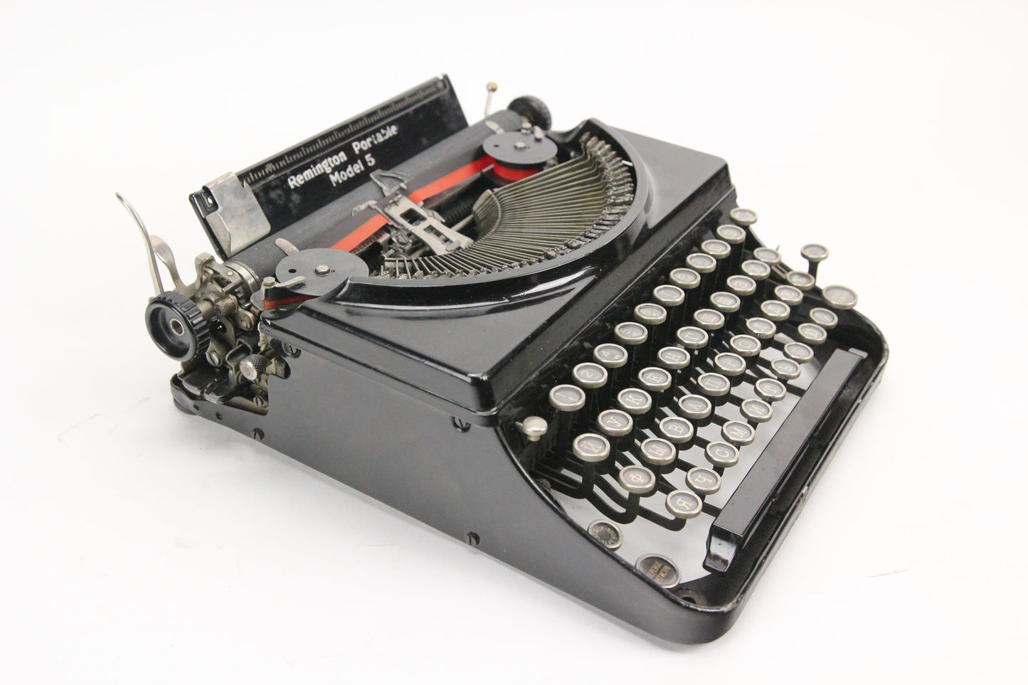 Remington Portable Model 5 Typewriter with Russian Keyboard and Typeface, 1934