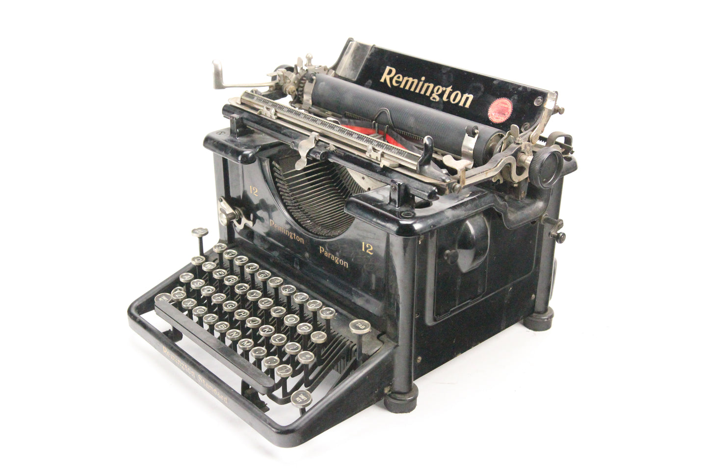 Remington Paragon Standard Model 12 Desktop Typewriter, Made in USA, c.1920s