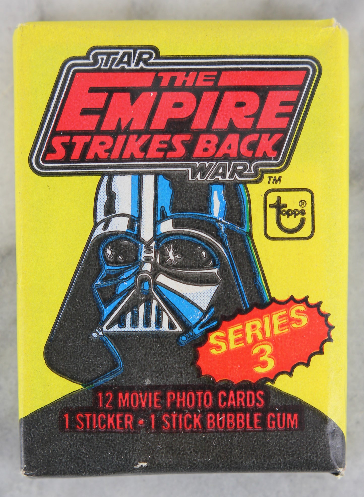 Topps Star Wars The Empire Strikes Back Series 3 Collectible Trading Cards, One Wax Pack, 1980