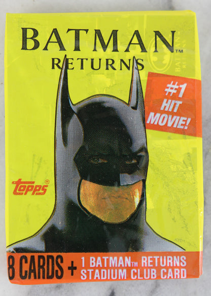 Topps Batman Returns Photo Cards Collectible Trading Cards, One Pack, 1991