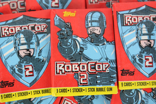 Topps RoboCop 2 Trading Cards, 1990 - Three (3) Wax Packs