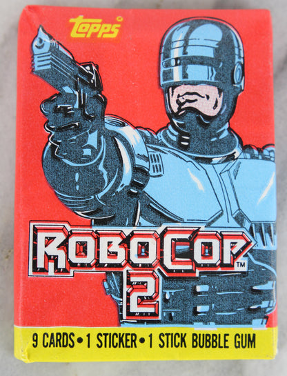 Topps RoboCop 2 Trading Cards, 1990 - Three (3) Wax Packs
