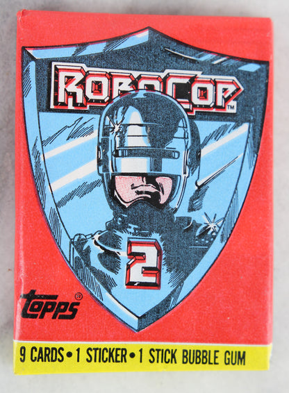 Topps RoboCop 2 Trading Cards, 1990 - Three (3) Wax Packs