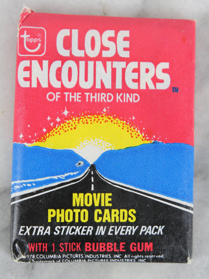 Topps Close Encounters of the Third Kind Trading Cards, 1978 - Three (3) Wax Packs