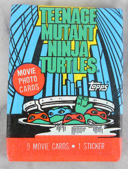Topps Teenage Mutant Ninja Turtles Trading Cards, 1990 - Three (3) Wax Packs