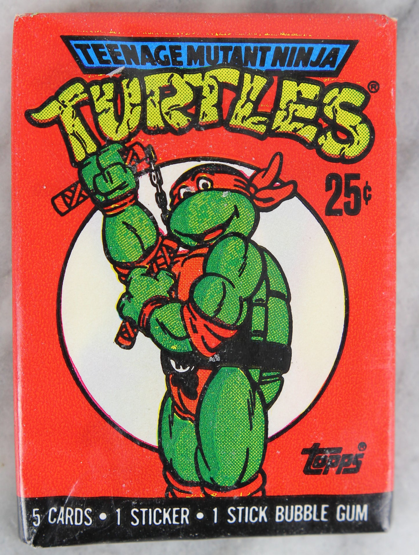 Topps Teenage Mutant Ninja Turtles Trading Cards, 1989 - Four (4) Wax Packs