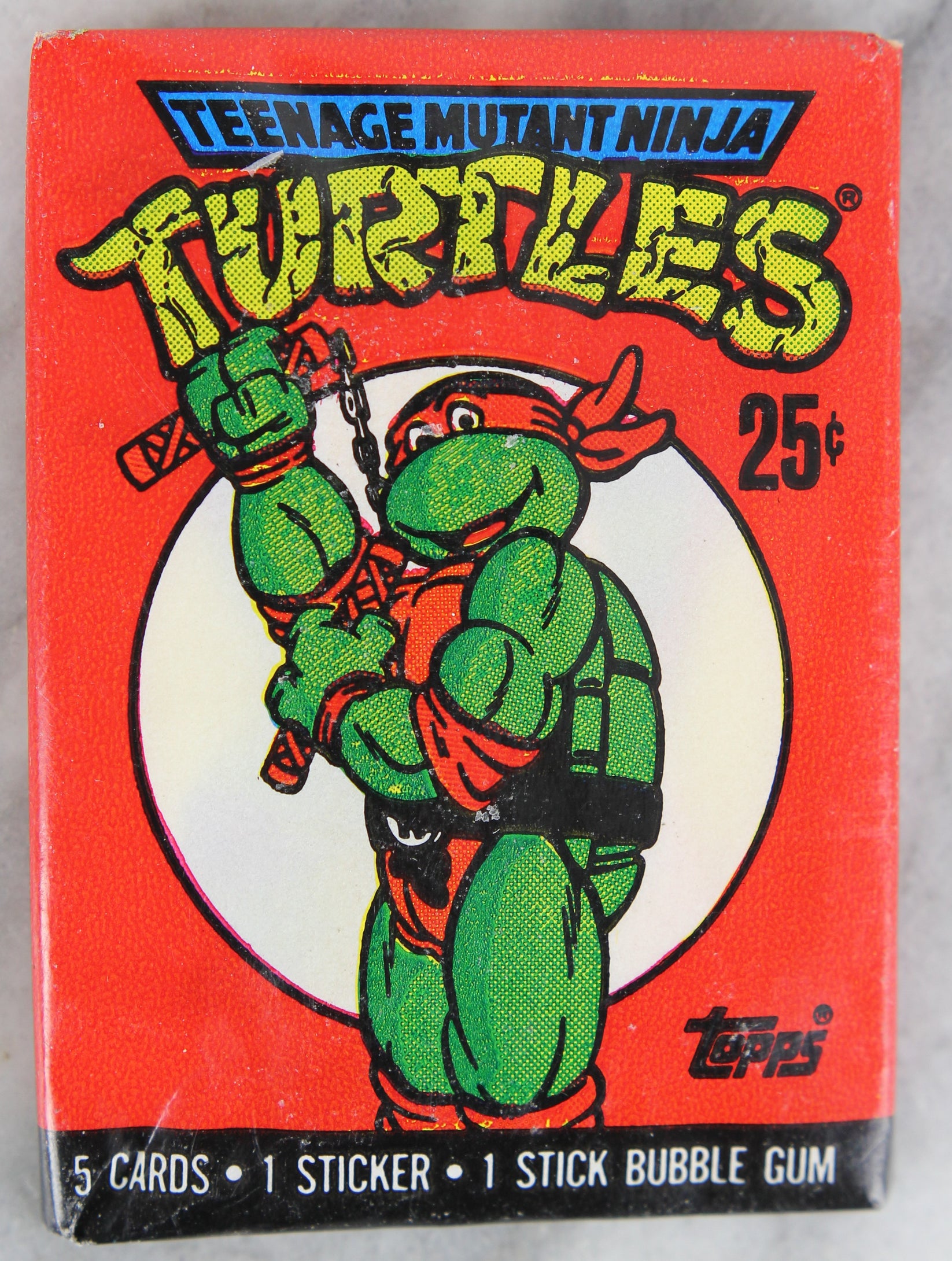 Topps Teenage Mutant Ninja Turtles Trading Cards, 1989 Four (4) Wax