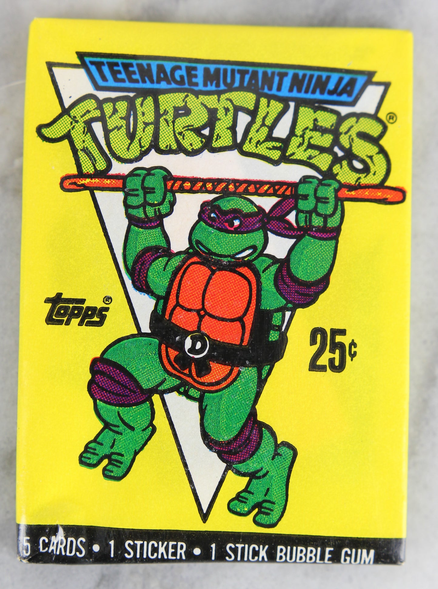 Topps Teenage Mutant Ninja Turtles Trading Cards, 1989 - Four (4) Wax Packs
