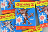 Topps Gremlins 2: The New Batch Trading Cards, Stripe Wrapper, 1990 - Three (3) Wax Packs