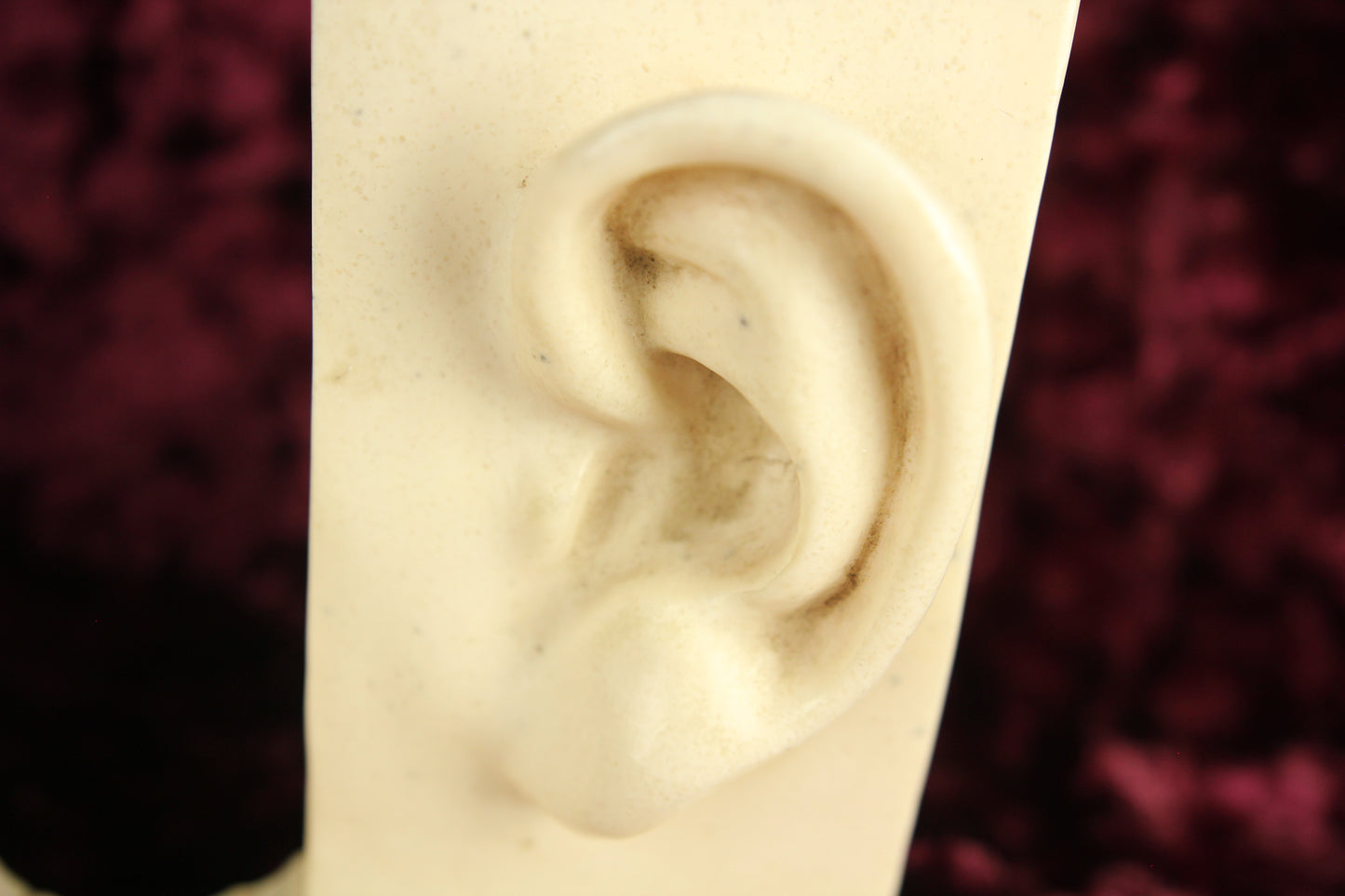 Vintage Pop Art Faux Marble Resin Ear Bookends by C2C Designs, Pair