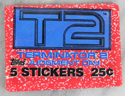 Topps Terminator 2: Judgment Day Trading Cards, 1991 - Three (3) Wax Packs