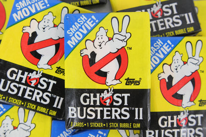 Topps Ghostbusters II Trading Cards, 1989 - Three (3) Wax Packs