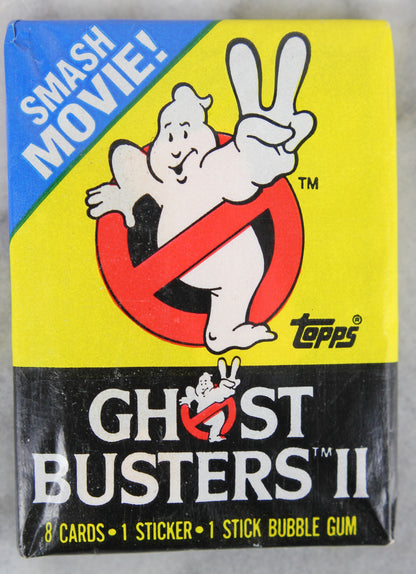 Topps Ghostbusters II Trading Cards, 1989 - Three (3) Wax Packs