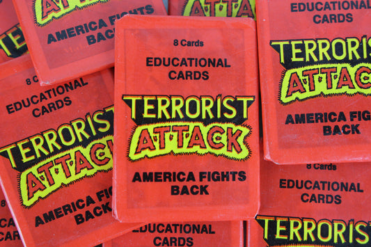 Piedmont Terrorist Attack Educational Collectible Trading Cards, One Wax Pack, 1986