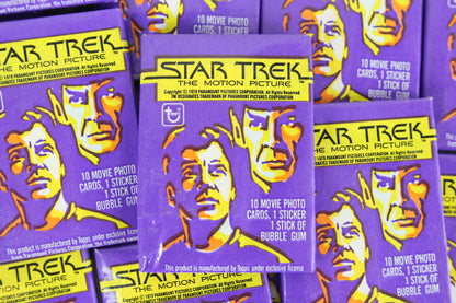 Topps Star Trek The Motion Picture Collectible Trading Cards, One Wax Pack, 1979