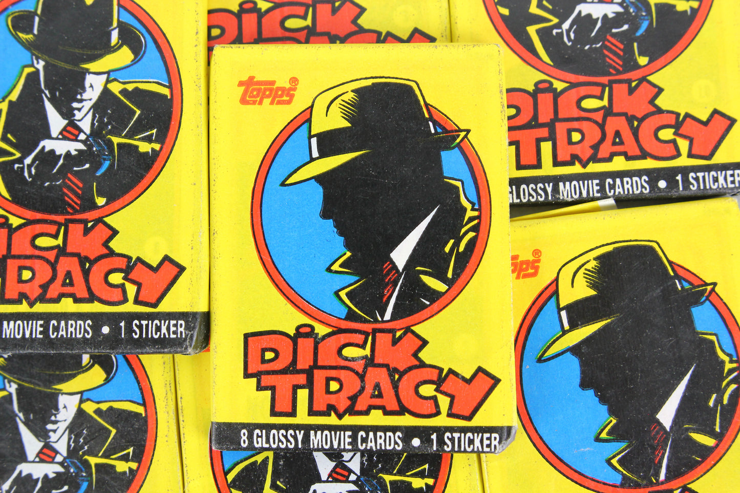 Topps Dick Tracy Trading Cards, 1990 - Three (3) Wax Packs