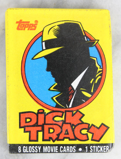 Topps Dick Tracy Trading Cards, 1990 - Three (3) Wax Packs