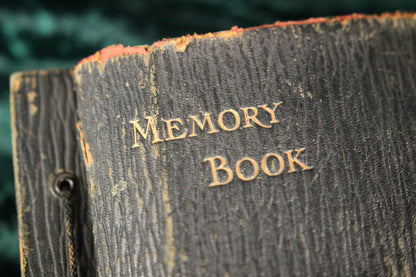 Exceptional American Antique Memory Scrap Book Spanning a Decade, 1914 to 1924