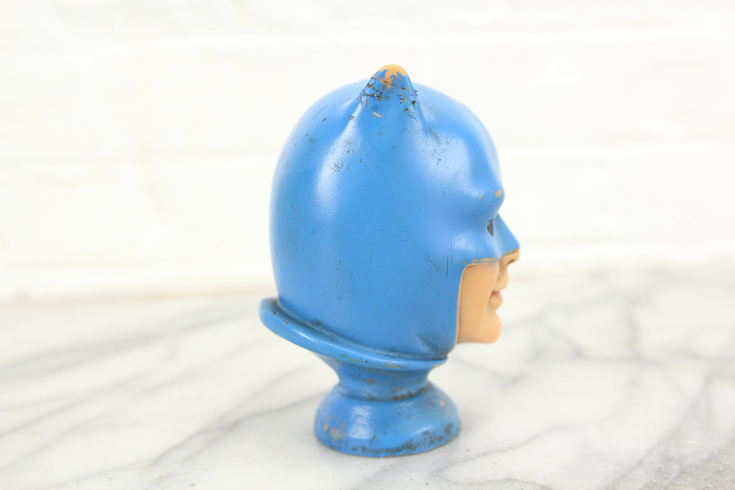 Vinyl Batman Puppet Head, Copyright 1966 by Ideal Toy Corporation