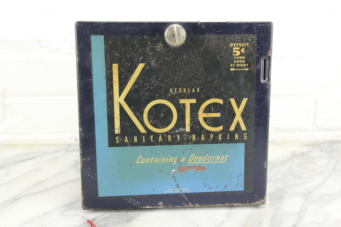 Kotex 5 Cent Feminine Sanitary Napkin Vending Machine Tampon Dispenser