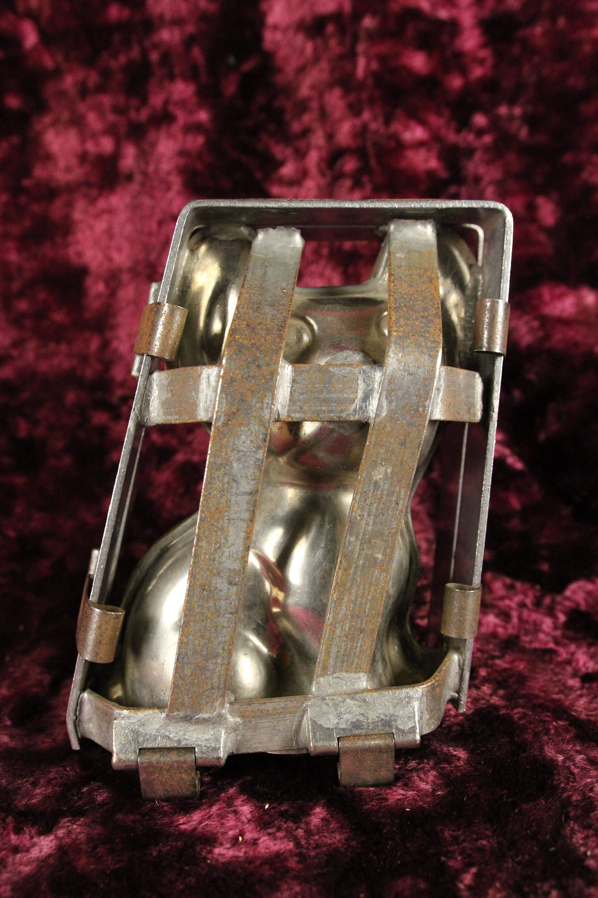 Antique Boston Terrier Metal Chocolate Mold, 8