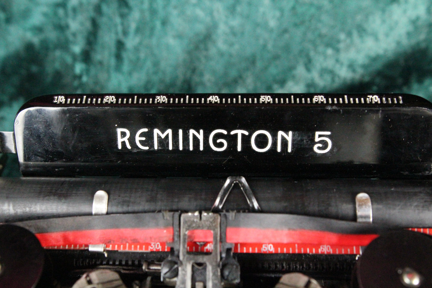 Remington Model 5 Streamline Portable Manual Typewriter with Case, 1935