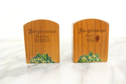 Forget-Me-Not Gravestone Salt and Pepper Shakers