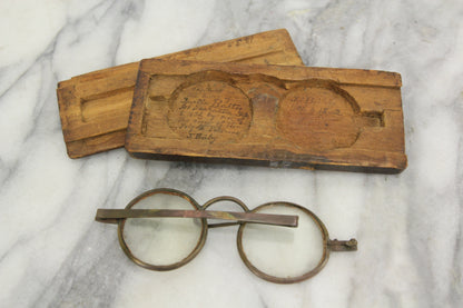 Antique Eyeglasses Captured by Crew of The Frigate Potomac at the Battle of Quallah Battoo, 1832