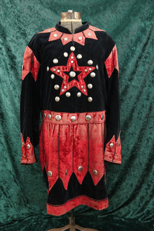 Antique IOOF Odd Fellows Ceremonial Red Star Tunic