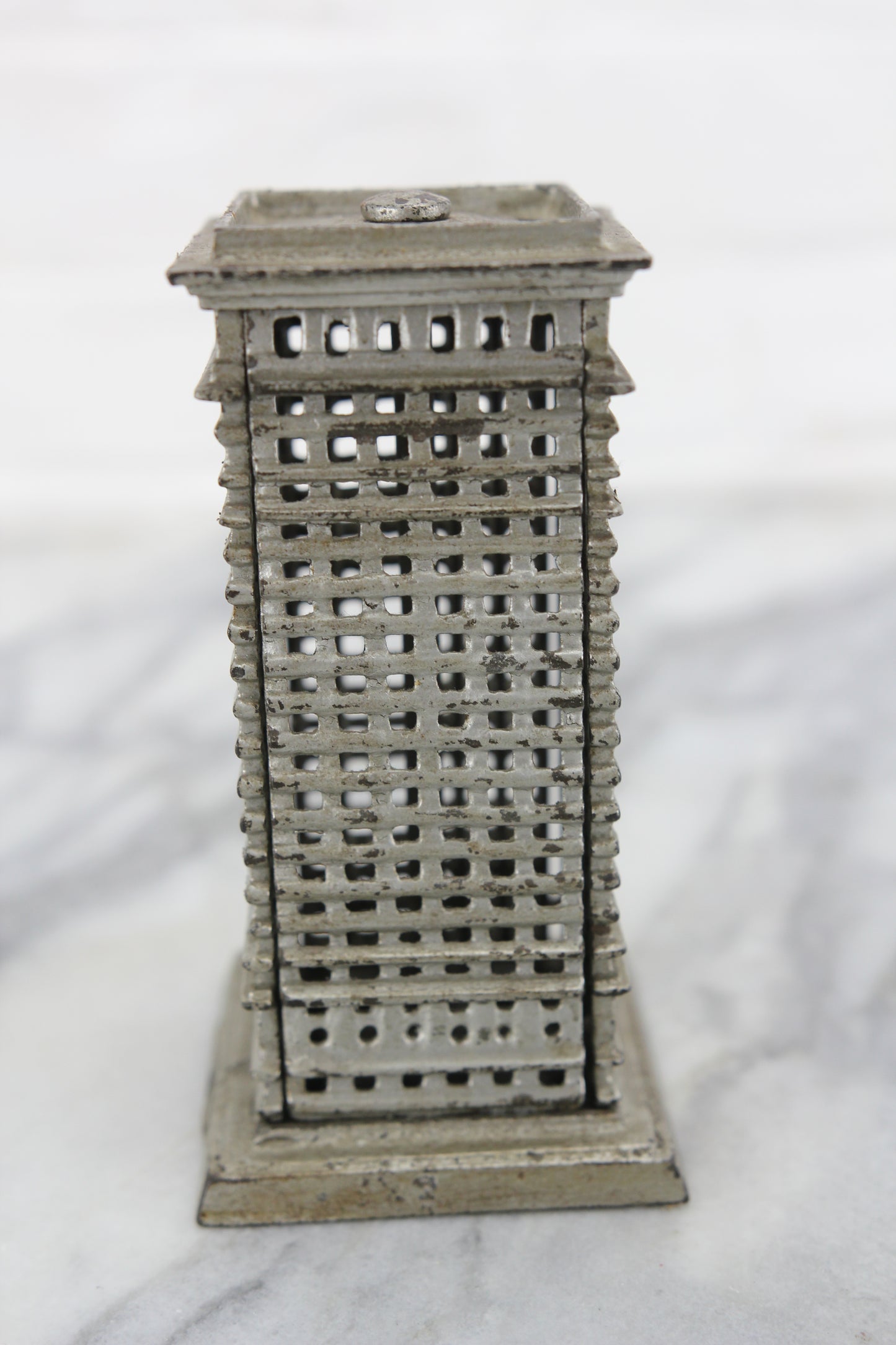 Architectural Tower Cast Iron Still Bank