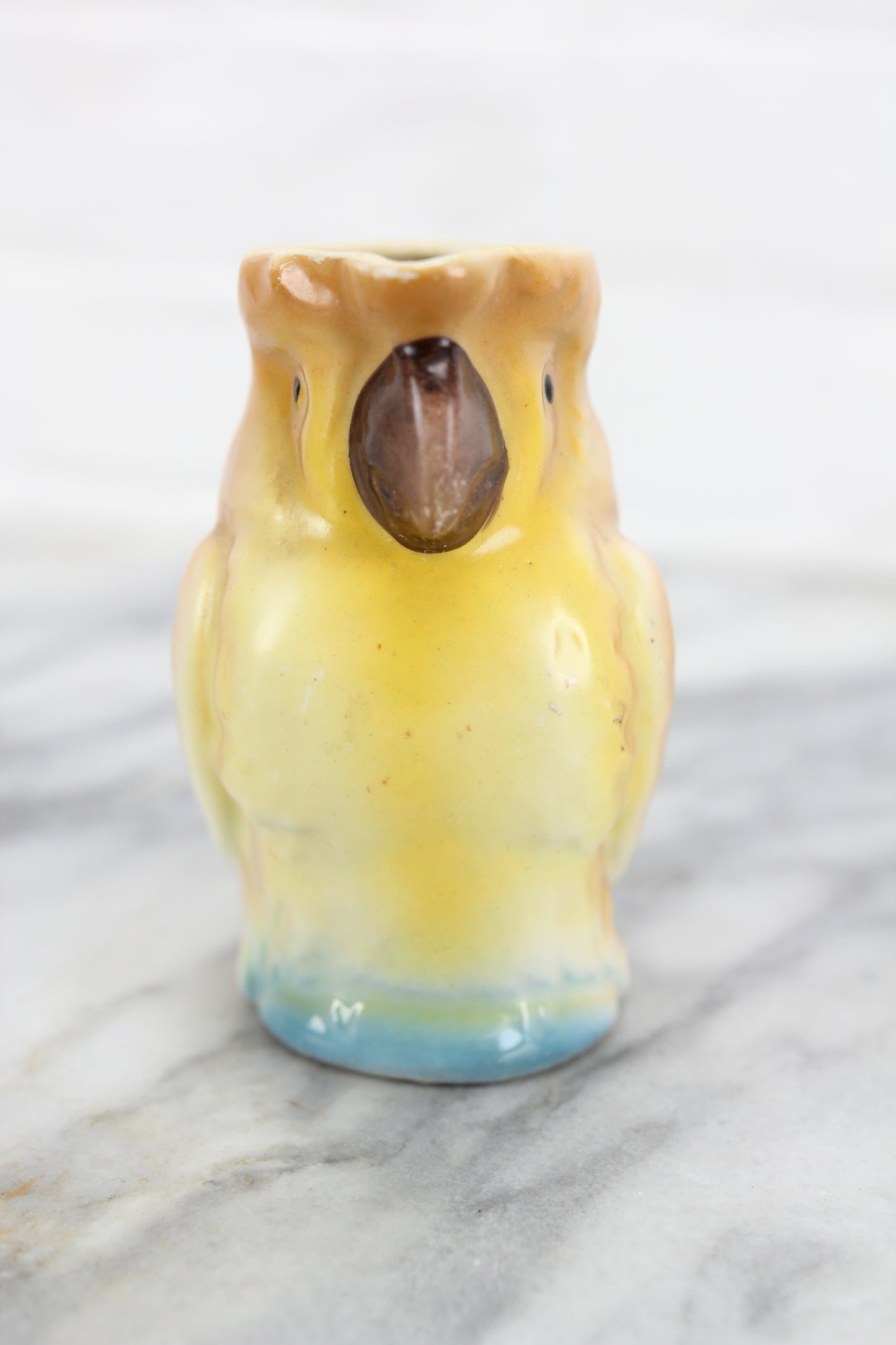 Porcelain Parrot Shaped Creamer, Made in Czechoslovakia