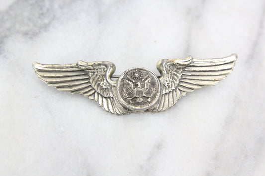 Sterling Silver United States Air Force Enlisted Aircrew Wings Pin