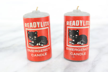 ReadyLite Home Emergency "D" Size Battery Candles in Box, 1978