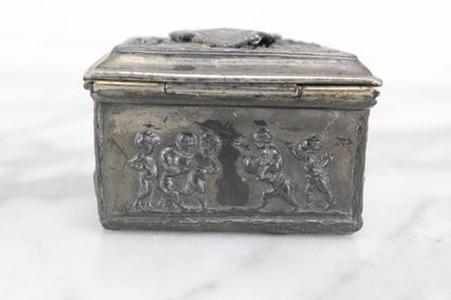 Metal Keepsake Ring Box with Washington's Mansion, Mount Vernon