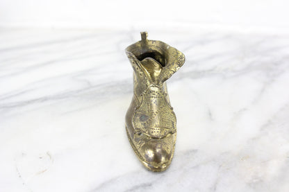 Metal Brass-colored Shoe Souvenir from Portland, Maine