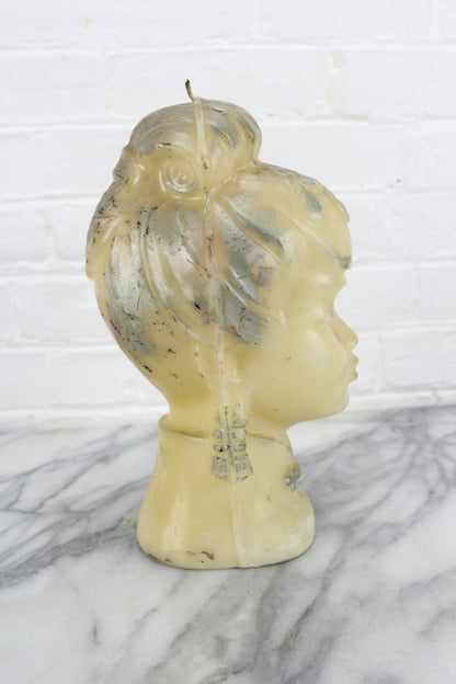 Asian Woman Bust Candle