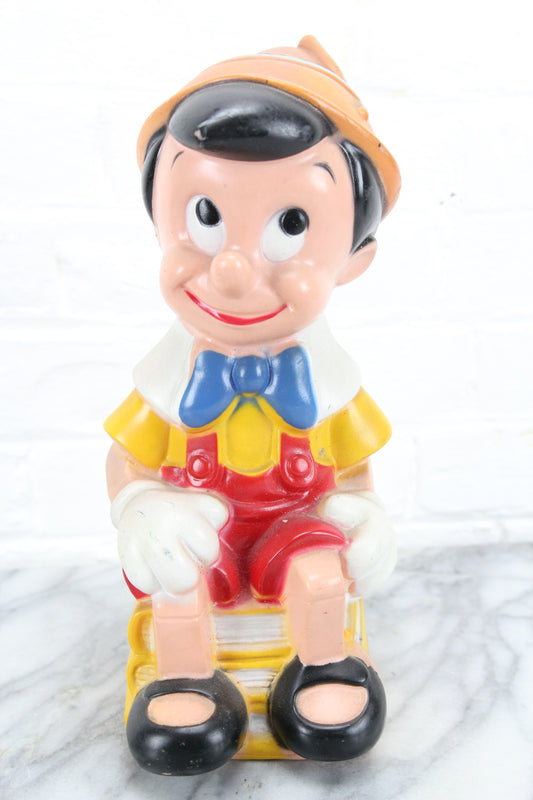 Vinyl Pinocchio Coin Bank by Play Pal Plastics Inc.