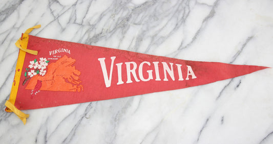 Virginia, The Old Dominion Souvenir Pennant - 26"