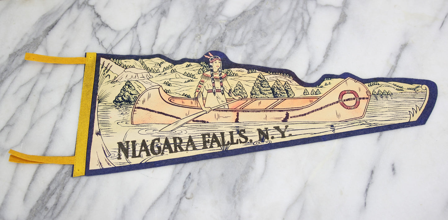 Niagara Falls, New York Souvenir Pennant - 24"