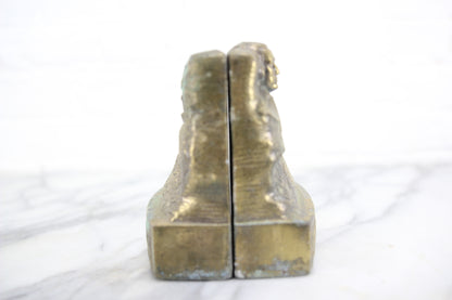 Bronzed Metal Mount Rushmore Bookends, Pair