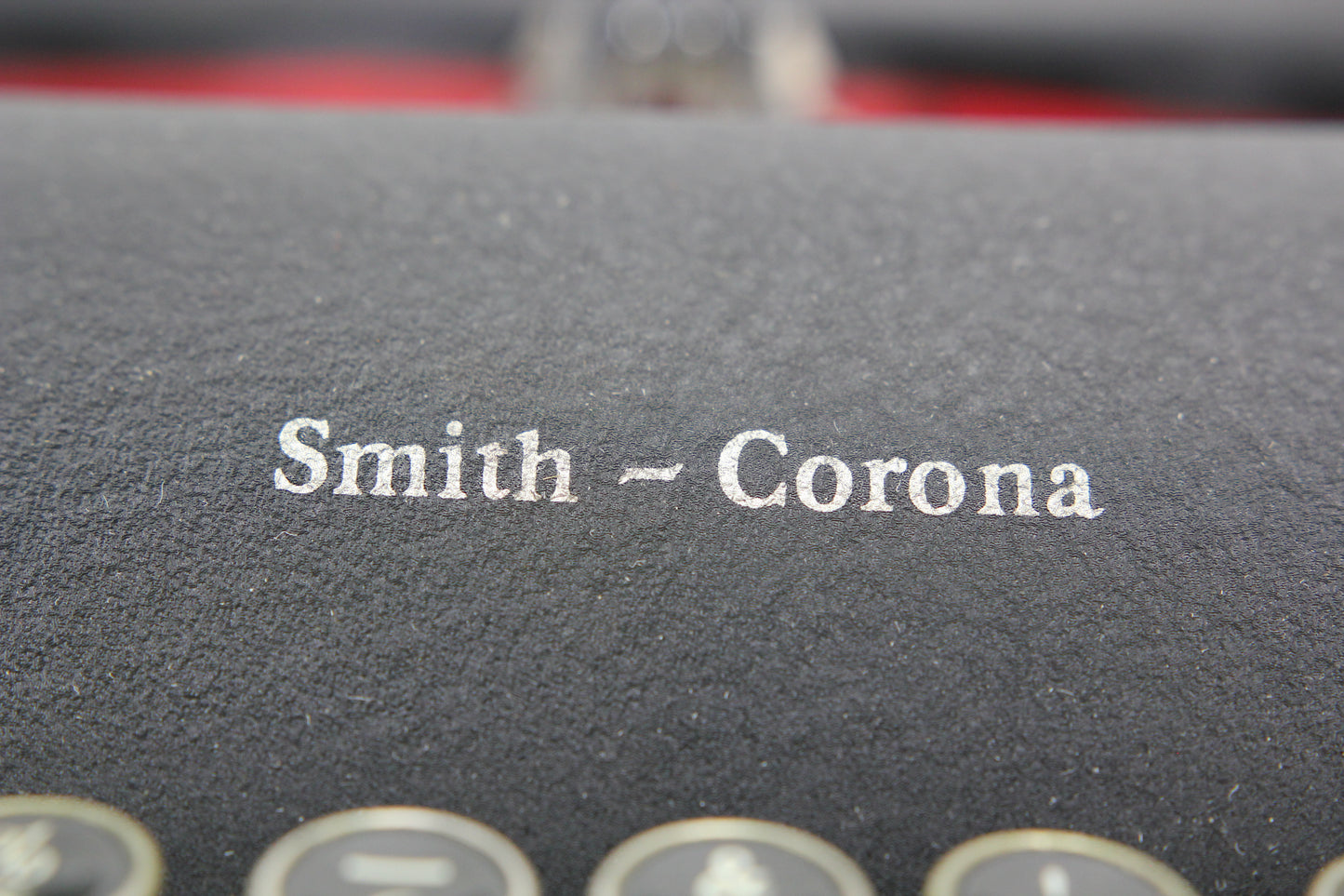 Smith Corona Clipper Portable Typewriter with Case, Made in USA, 1946