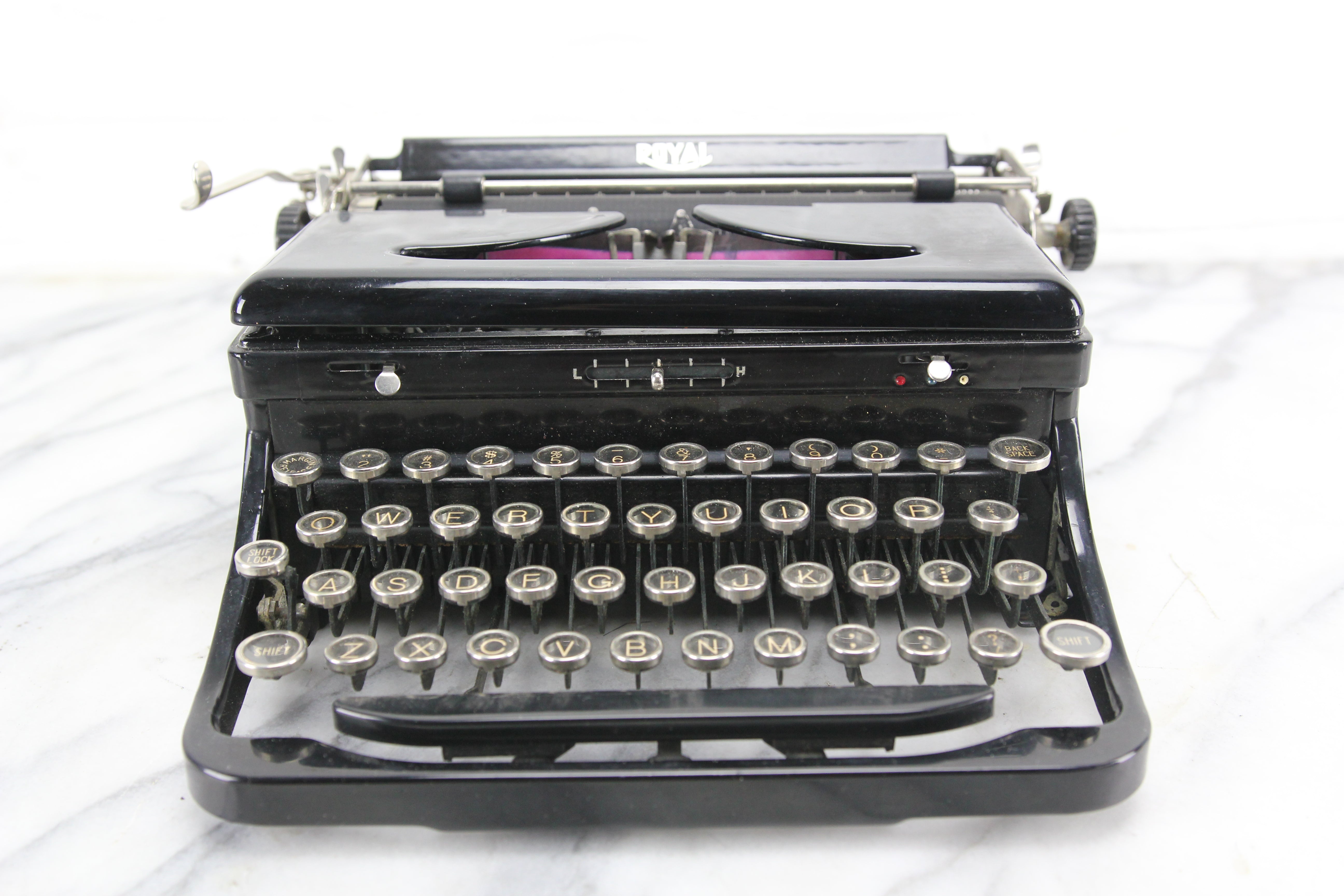 Vintage Rare 1935-36 ROYAL Model O Typewriter Co. New shops York USA w/ Travel Case