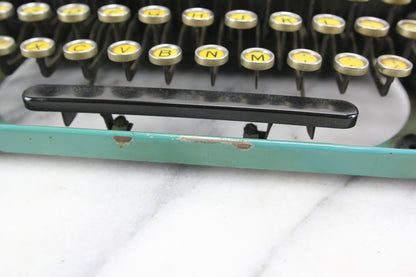 Remington Portable #3 (Blue and Teal), Made in USA, 1929